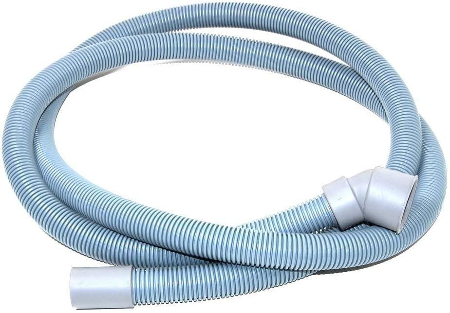 Smeg SNV60 Dishwasher 1.86Mtr. Drain Hose Straight 19mm To Slight Angle End 29mm Internal Dia's.